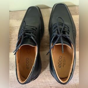 ECCO Men’s Black Leather Oxford Dress Shoes Size 41 (EU 41 ≈ US 7.5–8)